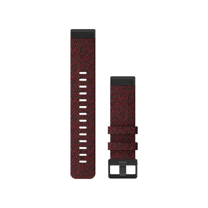 GARMIN QuickFit Armband (Garmin fenix 5 fenix 6 Forerunner 935 Fenix 5 Plus Forerunner 945 fenix 6 Pro and Sapphire, Schwarz, Rot)