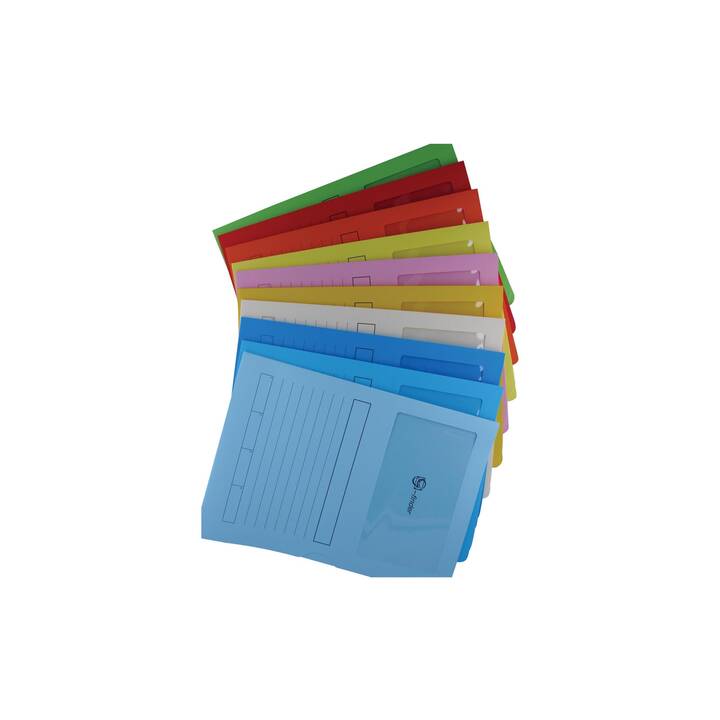 GÖSSLER Cartellina organizzativa (Colori assortiti, A4, 10 pezzo)