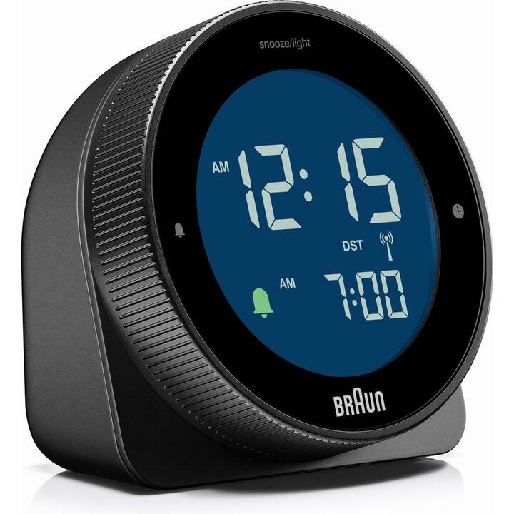 BRAUN Réveil radio-piloté BC24B (Noir)