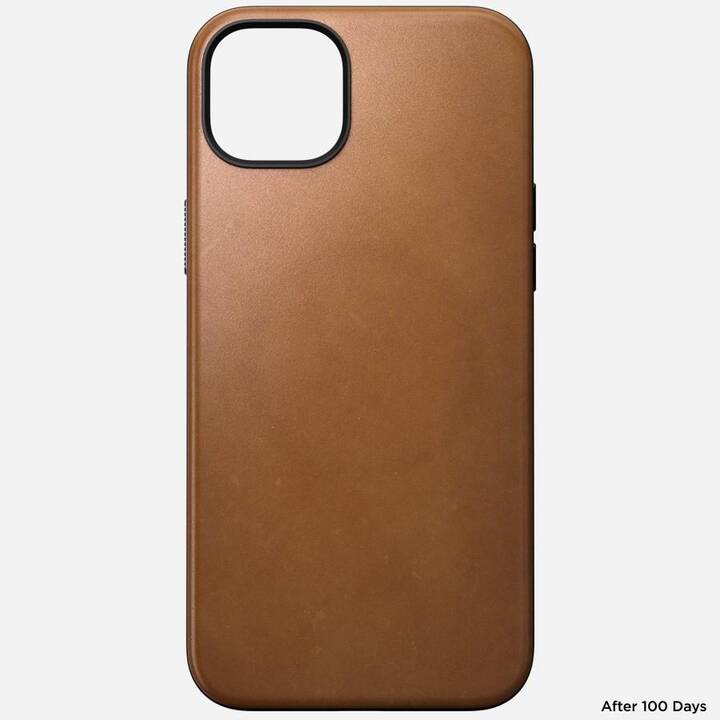 NOMAD GOODS Backcover Modern (iPhone 15 Plus, Rouille brun)