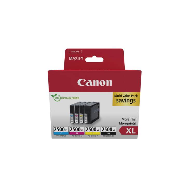 CANON PGI-2500XL (Giallo, Nero, Magenta, Cyan, Multipack)