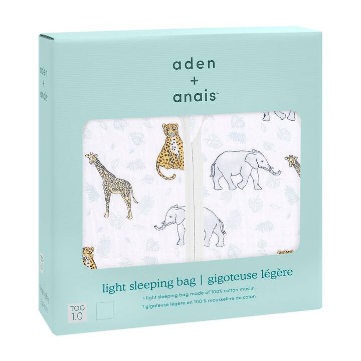 ADEN + ANAIS Sacs de couchage pour bébé (75 cm, Sans manches)