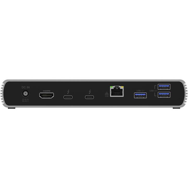 ICY BOX Stations d'accueil IB-DK8801-TB4 (HDMI, 4 x USB 3.1, 2 x Thunderbolt 4)