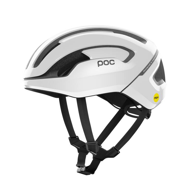 POC Unisexe Casque de vélo de course Omne Air MIPS (M, Blanc)