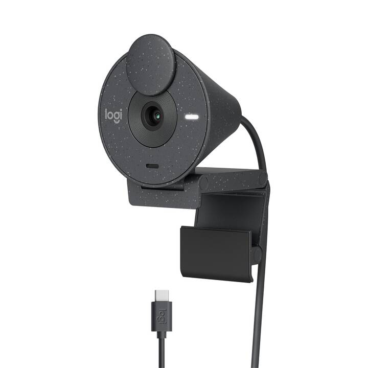 LOGITECH Brio 300 Webcam (2 MP, Graphite)