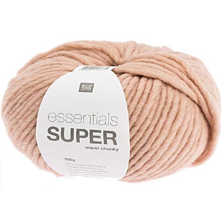 RICO DESIGN Wolle Super Chunky (100 g, Beige, Sand)
