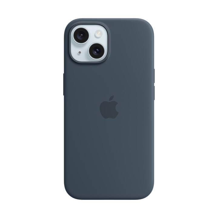 APPLE Backcover (iPhone 15, Bleu)