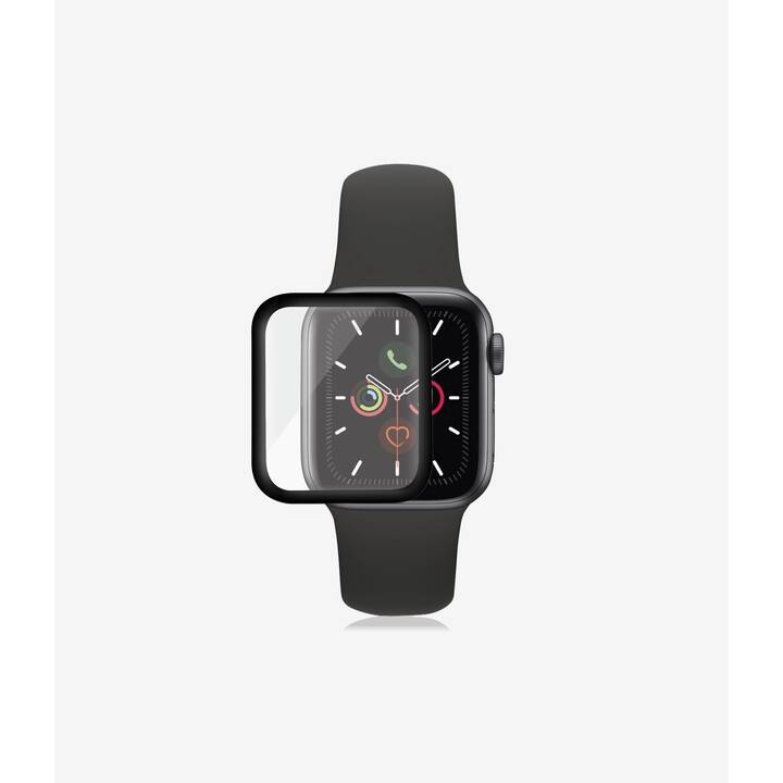 PANZERGLASS Schutzfolie (Apple Watch 42 mm / 44 mm, Transparent, Schwarz)