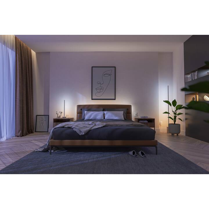 PHILIPS HUE Lampada da tavolo Signe Oak (Bianco)