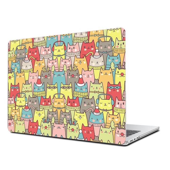 EG Hardcase (MacBook Air 13" M3 2024, Kunst, Mehrfarbig)