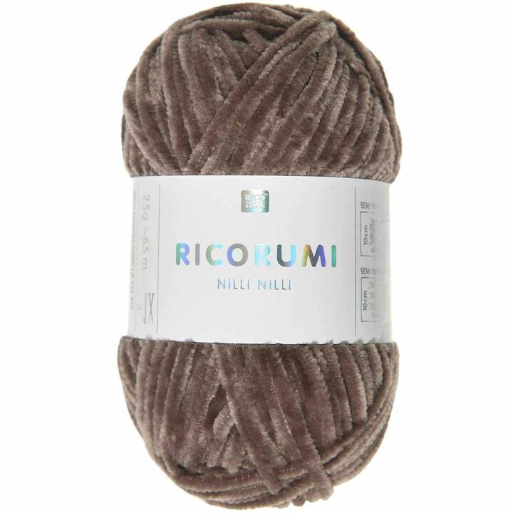 RICO DESIGN Wolle (25 g, Schokolade, Braun)