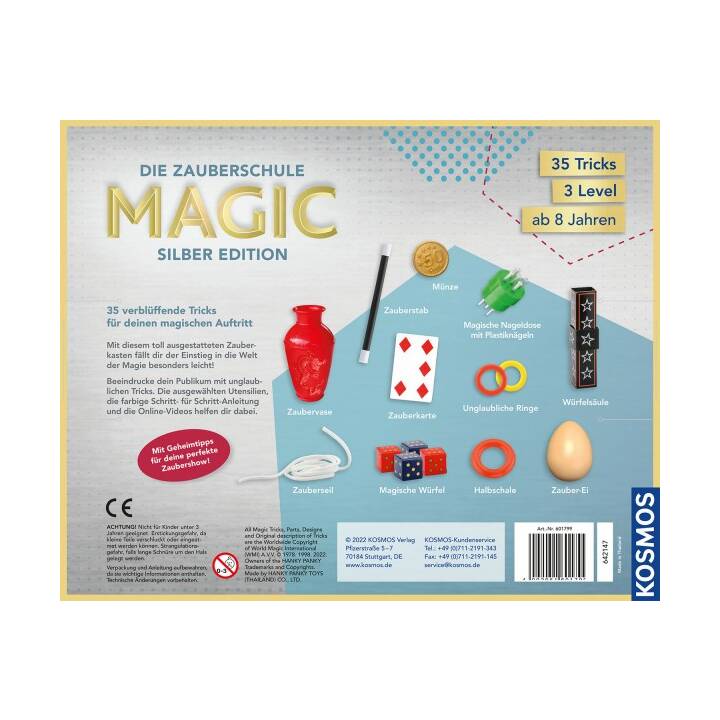 KOSMOS Die Zauberschule Magic Coffret d'expérimentation (Tours de magie)