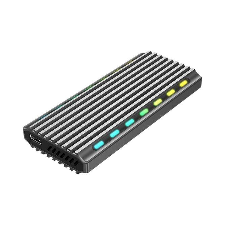 GEMBIRD Festplattenkoffer EE2280-U3C-03 (M.2, USB 3.1 Gen 2 Typ-C, Keine)