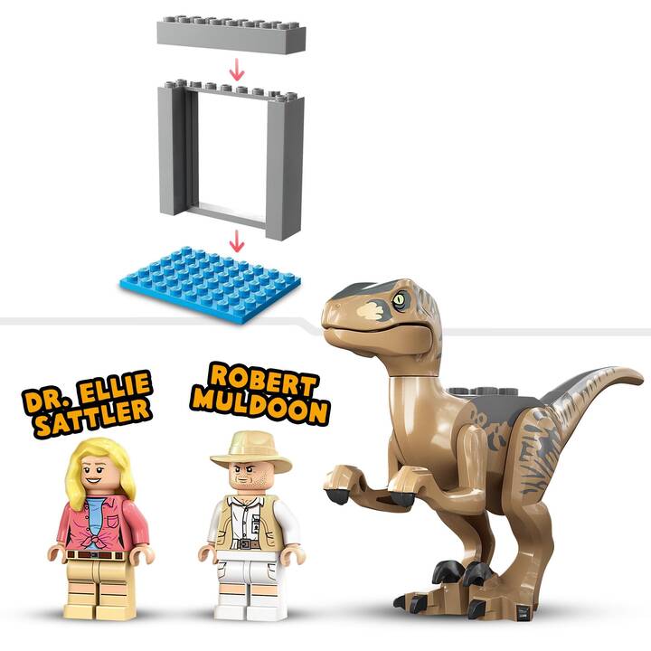 LEGO Jurassic World L'évasion du vélociraptor (76957)