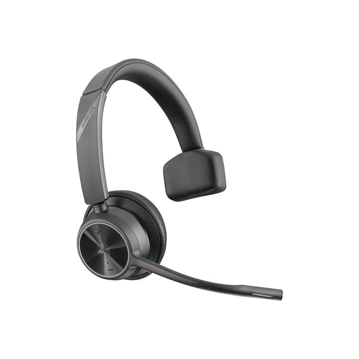 POLY Office Headset Voyager 4310 (On-Ear, Kabellos, Schwarz)