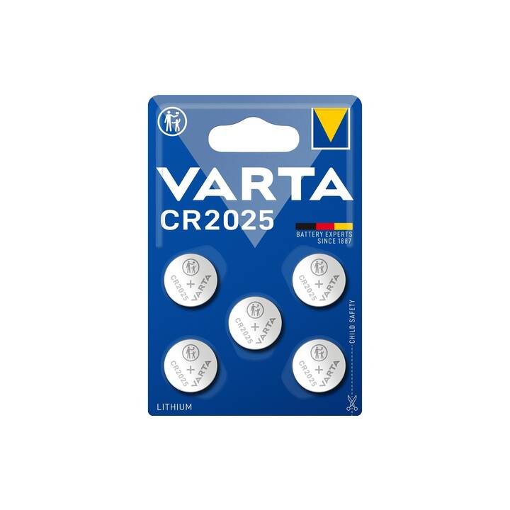 VARTA Batteria (CR2025, Universale, 5 pezzo)