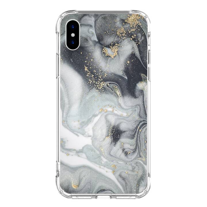 EG MTT Housse pour iPhone XS Max 6.5" 2018 - marbre