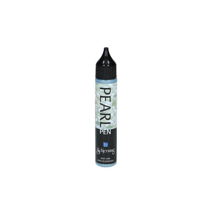 SCHJERNING Textilfarbe Pearl Pen (28 ml, Himmelblau, Grau, Hellblau, Blau)