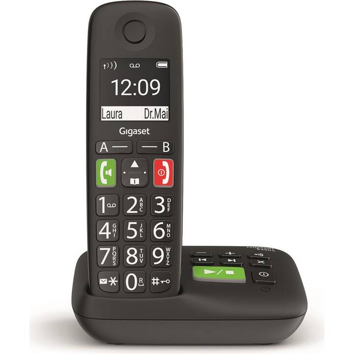 GIGASET E290 A (DECT, Schwarz)