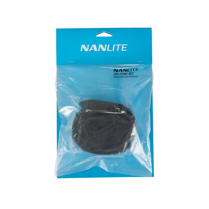NANLITE EC-FMM-60 Softbox (Nero, 20 cm x 12 cm)