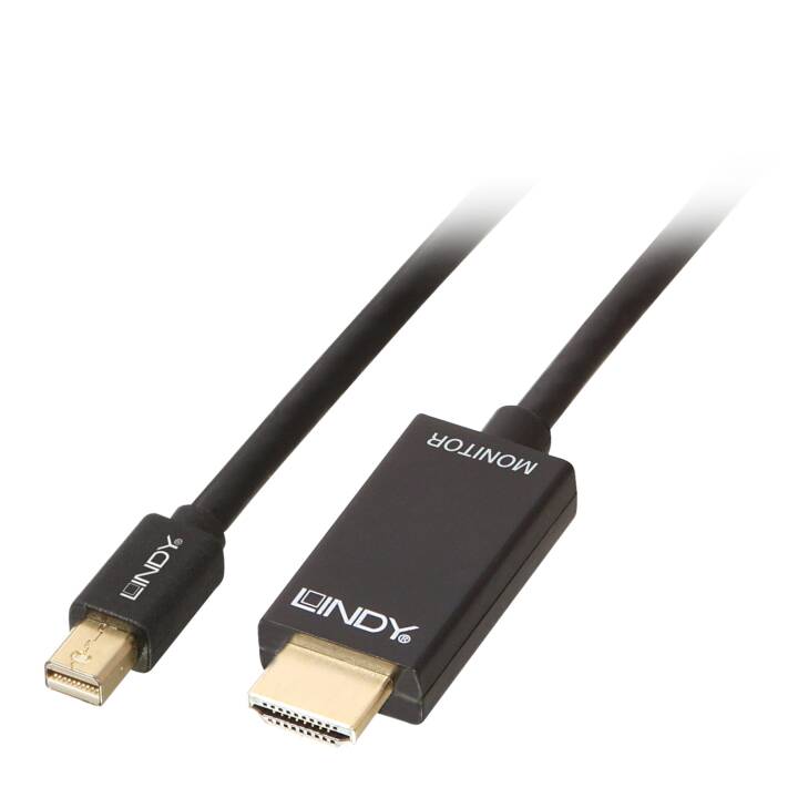 LINDY Cavi di collegamento (DisplayPort Mini, HDMI, 2 m)