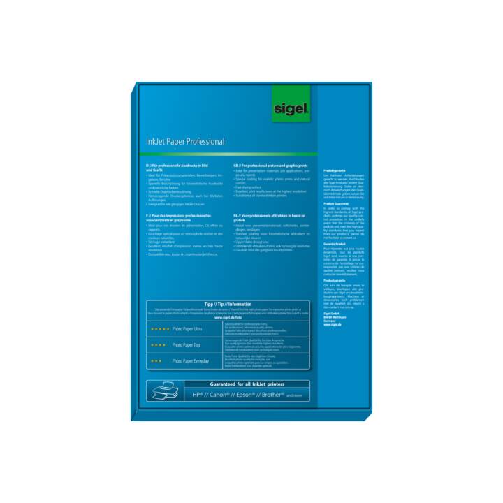 SIGEL IP286 Kopierpapier (100 Blatt, A4, 160 g/m2)