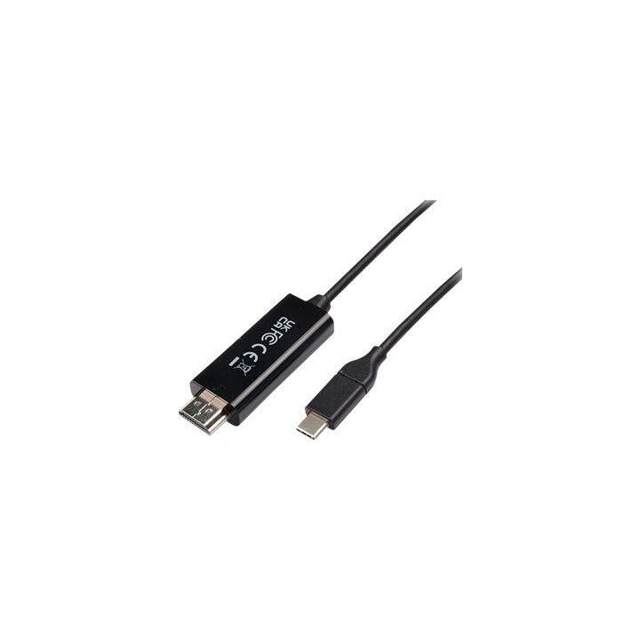 VIDEOSEVEN Verbindungskabel (USB C, HDMI, 1 m)