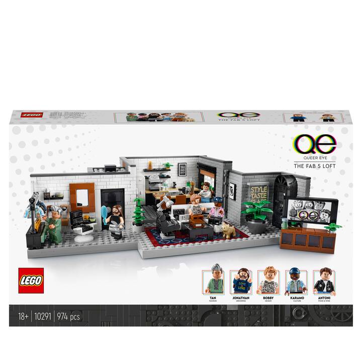 LEGO Creator Expert Queer Eye – Das Loft der Fab 5 (10291, seltenes Set)