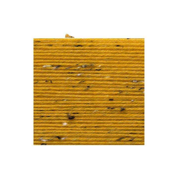 RICO DESIGN Wolle Tweed (100 g, Gelb, Braun, Senfgelb)