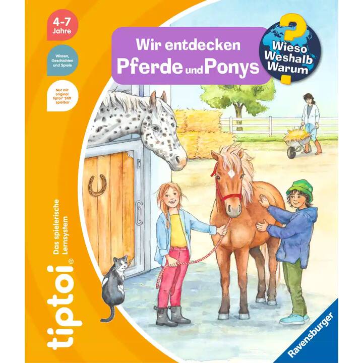 TIPTOI Wieso? Weshalb? Warum? Wir entdecken Pferde und Ponys Lernbuch (DE)