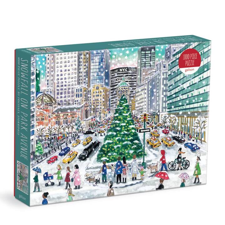 ABRAMS & CHRONICLE BOOKS Michael Storrings Snowfall on Park Avenue Puzzle (1000 pièce)