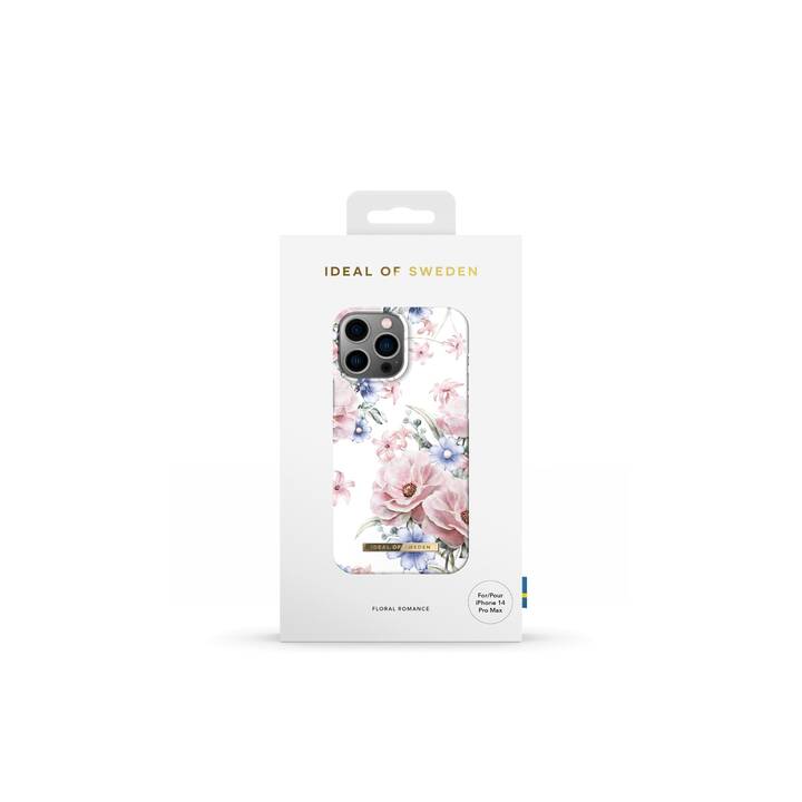 IDEAL OF SWEDEN Backcover Floral Romance (iPhone 14 Pro Max, Lavorato, Rosa, Multicolore, Blu, Verde, Bianco)