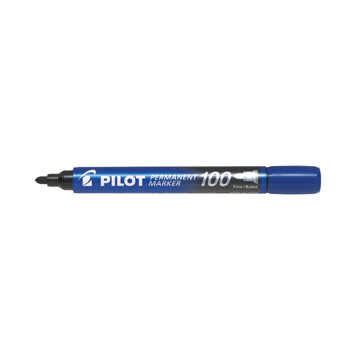 PILOT PEN Permanent Marker (Blau, 1 Stück)