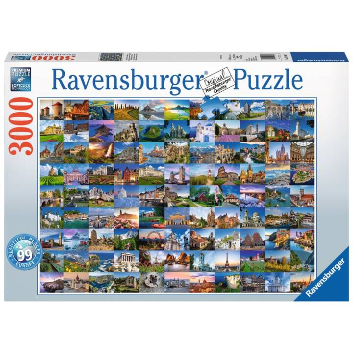 RAVENSBURGER Beautiful Places in Europe Puzzle (3000 x)