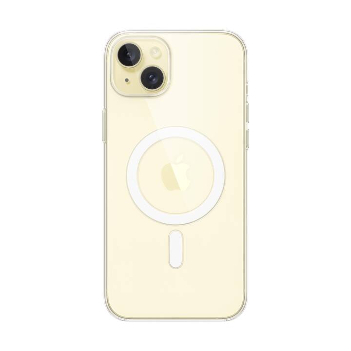 APPLE Backcover (iPhone 15 Plus, trasparente)
