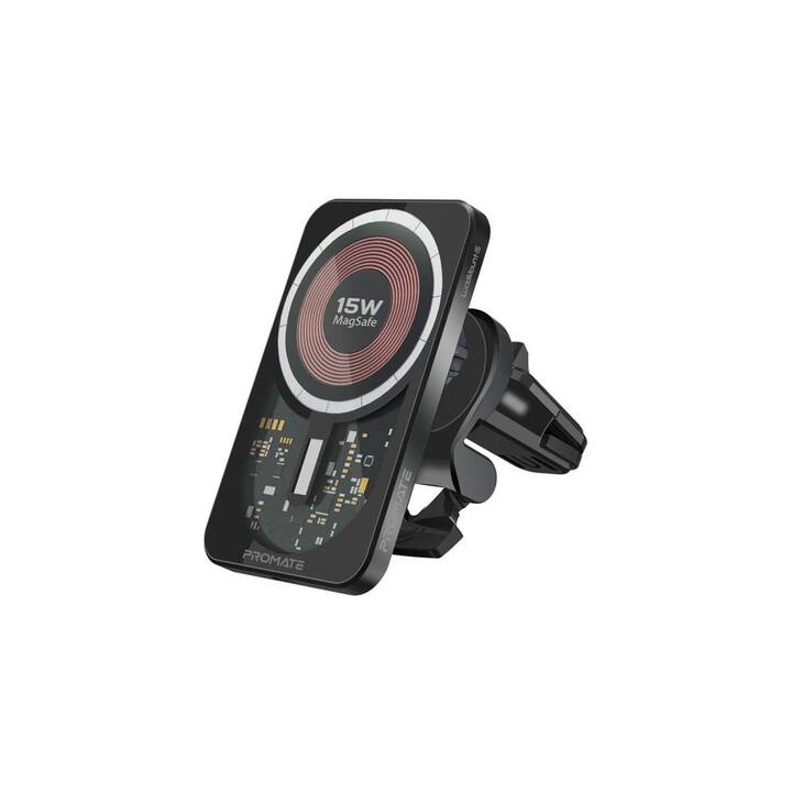 PROMATE Chargeur auto LucidMount-15 (15 W, 10 W, 5 W, 7.5 W, Chargement sans fil)