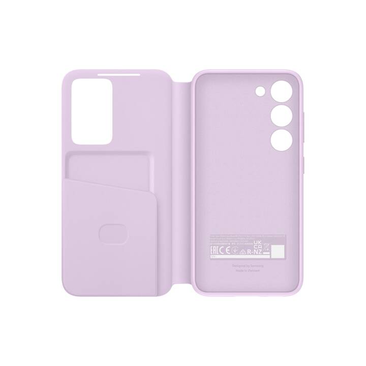 SAMSUNG Flipcover Smart View Wallet Case (Galaxy S23, Lavender)