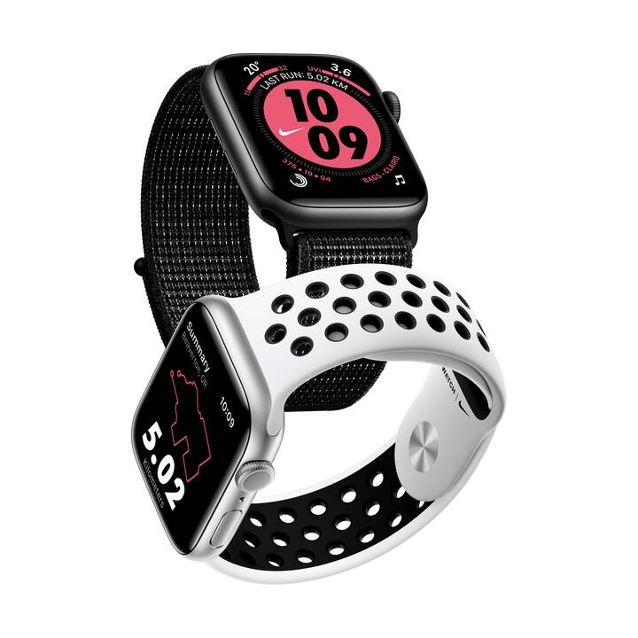 APPLE Watch Nike Series 5 GPS Space Grey/Anthracite/Black (44 mm,  Alluminio, Silicone) - Interdiscount