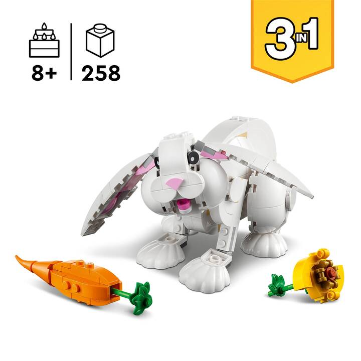 LEGO Creator 3-in-1 Le Lapin Blanc (31133)