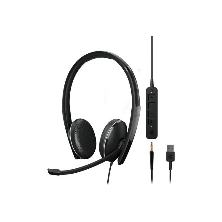 EPOS Office Headset Adapt 165T II (On-Ear, Kabel, Schwarz)