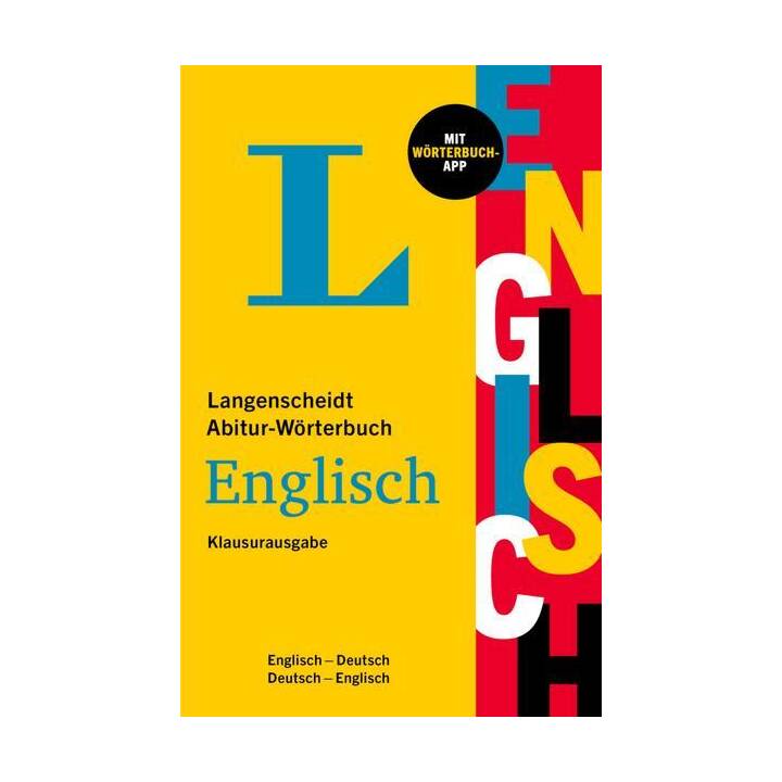 Langenscheidt Abitur-Wörterbuch Englisch Klausurausgabe