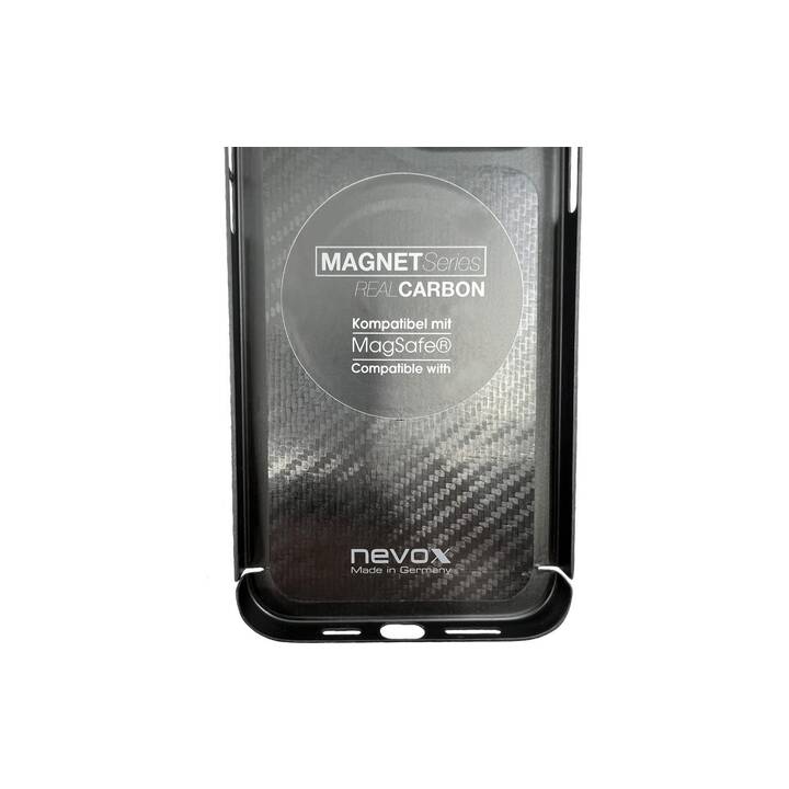 NEVOX Hardcase (iPhone 14 Pro, Einfarbig, Schwarz)