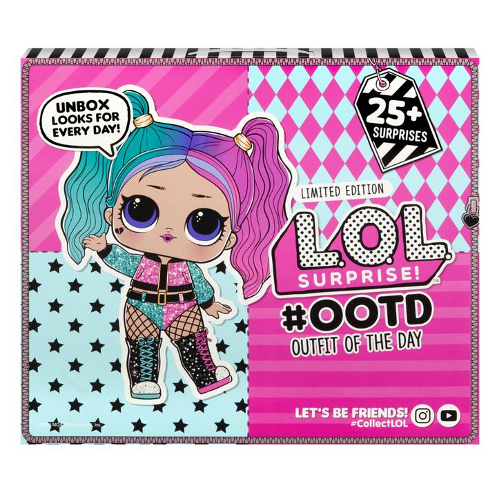 MGA ENTERTAINMENT L.O.L. Surprise L.O.L. Surprise #OOTD Outfit of the Day Calendario dell'avvento giocattolo