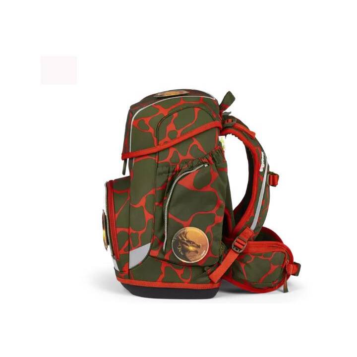 ERGOBAG Set di borse Cubo FeuerspeiBär (19 l, Verde, Rosso)