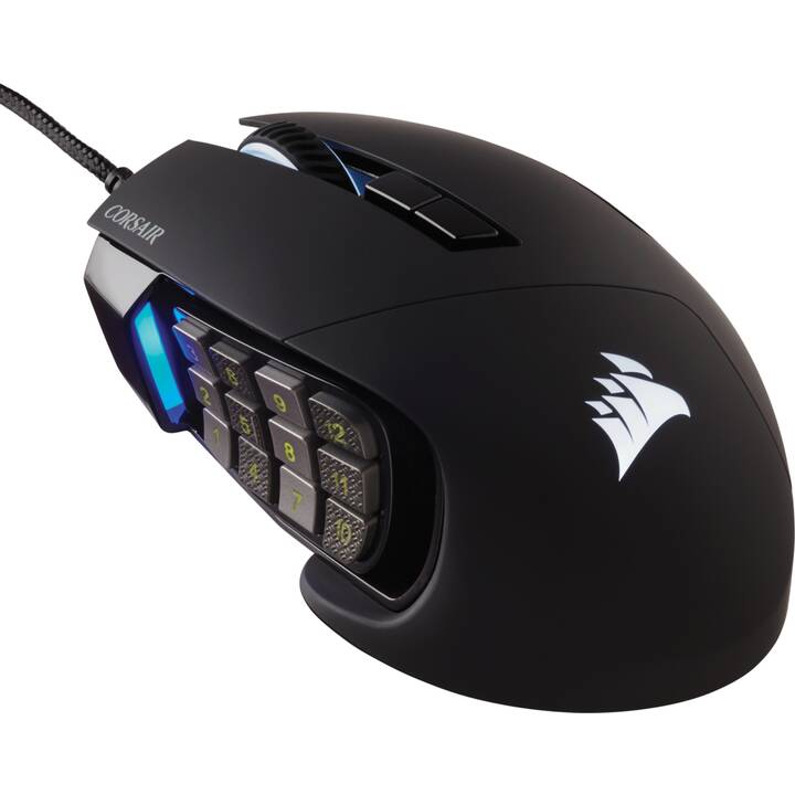 CORSAIR Scimitar RGB Elite Maus (Kabel, Gaming)