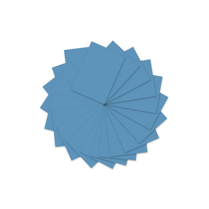 URSUS Papier à dessin de couleur (Azur, Bleu, A4, 100 pièce)