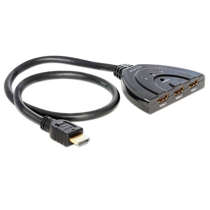 DELOCK Switch 60cm 4K/30Hz Splitter (3 x HDMI Typ A)