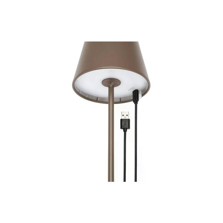 STT AG Lampe de table Luna (Brun, Bronze)