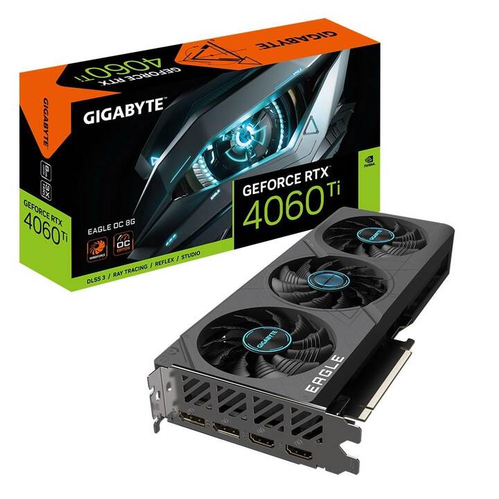 GIGABYTE TECHNOLOGY Eagle OC Nvidia RTX GeForce RTX 4060 Ti (8 Go)