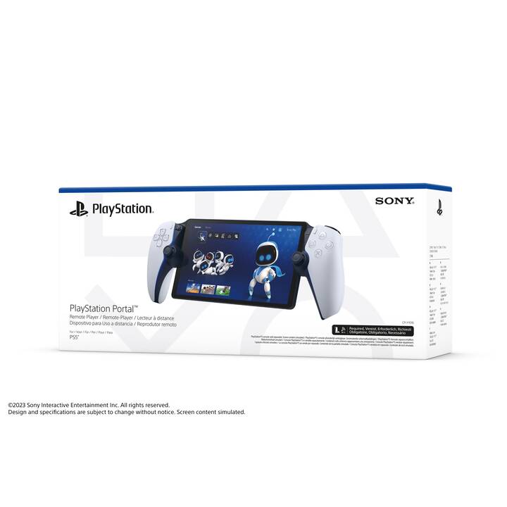 SONY Portal Remote Player Controllergrip (PlayStation 5, Noir, Blanc)